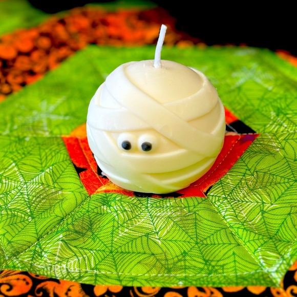 Hand Crafted Other - Miniature Mummy Candle. Soy/Paraffin blend